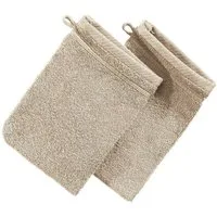 Erwin Müller Waschhandschuh Waschhandschuh "Heidelberg" 2er-Pack, Frottier, Walk-Frottier Uni