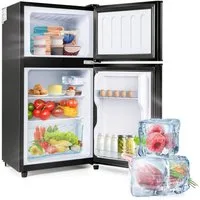 Blossom Kühl-/Gefrierkombination BCD-86, 86.8 cm hoch, 42 cm breit, 7 Temperaturstufen, LED-Beleuchtung, Freistehend, Energieklasse E
