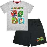 Super Mario Schlafanzug SUPER MARIO Pyjama Kurzarm Schlafanzug