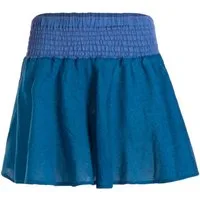 Vishes Minirock Damen Mini-Rock Baumwolle Casual elastischer Bund Alternative Bekleidung, Ethno, Hippie, Retro Style