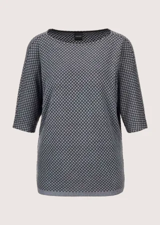 MADELEINE 3/4-Arm-Shirt "Shirt Sweatshirt mit Fledermaus-Ärmeln"