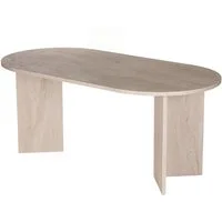 Skye Decor Esstisch Sablin Boho (1-St., 1 Tisch), modernes Design, stabile 180 x 90, Oval Tischplatte