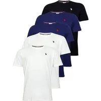 U.S. Polo Assn. T-Shirt T-Shirt Kurzarmshirt 5er Pack (5-tlg., 5)