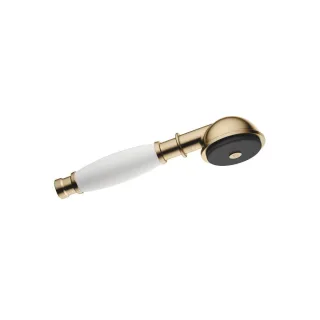 Dornbracht Metall-Handbrause mit Porzellangriff (weiß) 28002970-39