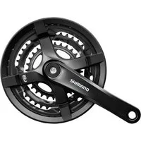 Shimano Fahrradkurbel Tourney Kettenrad Garnitur 28 38 48 Z schwarz 3x8 7 6 fach FC