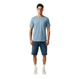 Boss - T-Shirt für Herren, Premium-Baumwolle (Pastellblau)