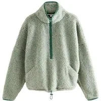Next Fleeceshirt Fleece-Sweatshirt aus Teddy-Borg mit 1/4-RV (1-tlg)