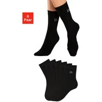 LASCANA ACTIVE Tennissocken Sportsocken Damen, Laufsocken, Wandersocken (Packung, 6-Paar, Crew Socken) mit Baumwoll Frottee