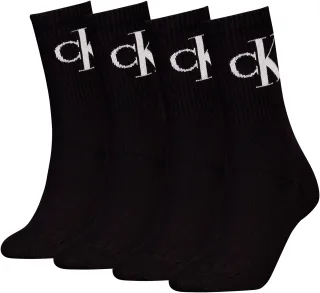 Calvin Klein Jeans Socken "CKJ WOMEN SOCK 4P MONOGRAM ECOMM" 4 Paar, 4 Stk. tlg.