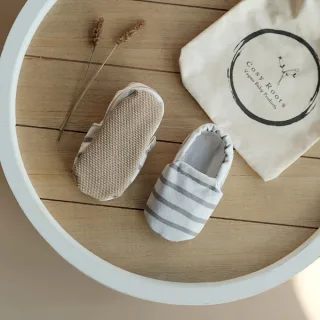 Cosy Roots OFFLINE EAN Veganer Krabbelschuh Caramel Striped - Gr. 22