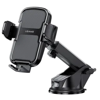 USAMS ZJ086 Car Phone Holder 360° Rotation Strong Suction Mount Holder Universal Adjustable for All Smartphones 4.5-6.9