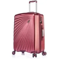 Verage Koffer Hartschalenkoffer Kinetic, weiterbarer Reisekoffer, 4 Rollen, Volumenerweiterung, leichter ABS Trolley, TSA-Zahlenschloss Koffer