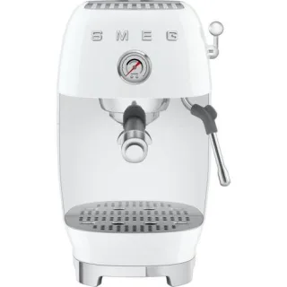 SMEG ECF03WHEU Premium Siebträgermaschine weiß