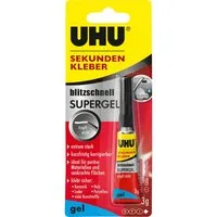 UHU Bastelkleber UHU Sekundenkleber blitzschnell Supergel 3 g