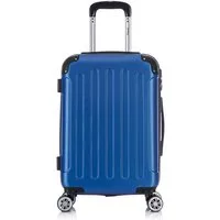 Flexot Hartschalen-Trolley F-2045 Kofferset, 360° Rollen, robuster Reisekoffer, Bordcase, 4 Rollen, Robuster und moderner Koffer mit vier 360° Rollen und Zahlenschloss