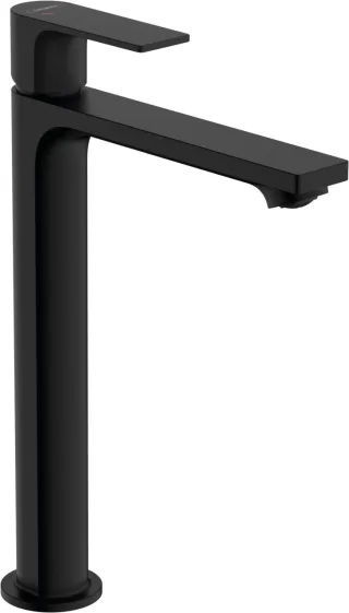 Hansgrohe Waschtischmischer Rebris E 240 CoolStart EcoSmart+ mit Zugstange Mattschwarz,72177670 72177670