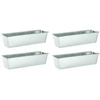 Meinposten Blumenkasten Pflanzkästen Palette Paletten Pflanzkasten Palettenbeet Blumenkasten (Spar-Set, 4 St., 2er Set, 4er Set, 6er Set, 12er Set), Einsatz für Europaletten