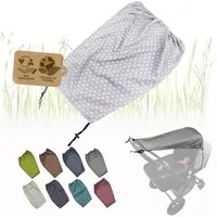 BambiniWelt by Rafael K. Kinderwagen-Sonnenschutzhülle universal Sonnensegel für Kinderwagen Buggy UV Schutz 50+, UV Schutz 50+