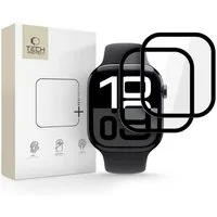TECH PROTECT Displayschutzglas für Apple Watch 10 46 mm, 2er-Pack Displayschutzgläser, Splitterfreies Hybridglas mit 7H-Beschichtung