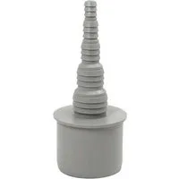 Airfit GmbH & Co. KG Ablaufrohr Schlauchnippel DN 50 für Schlauch von 8 bis 25 mm - KS-grau
