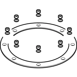 Geberit Set Flachdichtung zu Geberit Pluvia 240408001