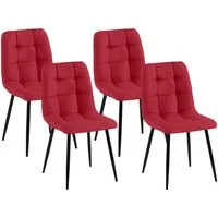 CLP Esszimmerstuhl Antibes Stoff (4er Set), mit Stoffbezug, bis 150 kg