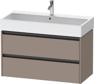 Duravit Ketho.2 Waschtischunterbau wandhängend Basalt Matt 984x460x549 mm - K25278043430000 K25278043430000
