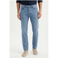 HUGO Tapered-fit-Jeans Brody mit Stone-washed-Finish