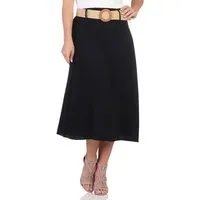 simaranda Sommerrock Damen Rock 2602 34-38 Schwarz