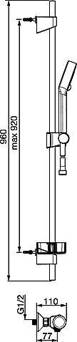 Hansa Renovierungsset Hansamicra 4815, verchromt, 48150171 48150171