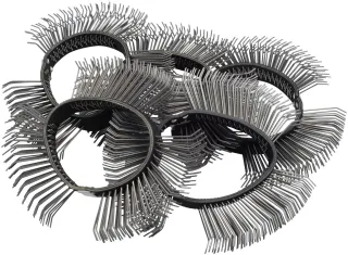 HAZET Bürstenband, 11 mm breit, grob, gebogene Spitzen - 9033-6-03/5
