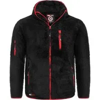 Rock Creek Fleecejacke Herren Fleecejacke Übergangsjacke H-418 Kapuze