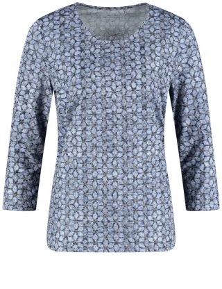 GERRY WEBER Collection - T-SHIRT 3/4 ARM blau - Gr. - 38