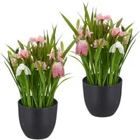 Kunstpflanze Frühlingsblumen, Creativ green, Höhe 23 cm, mit niedlichen Frühlingsblüten