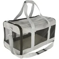 Kerbl Tiertransportbox Kerbl Tragetasche Casual 41x28x29cm grau 80578