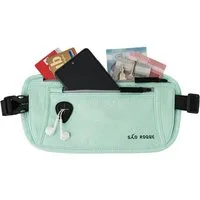 SAO ROQUE Bauchtasche Flache Damen Herren Bauchtasche, Diebstahlsicher RFID Schutz, Vegan, ultraflach, schweiß- und wasserfest, ultraleicht