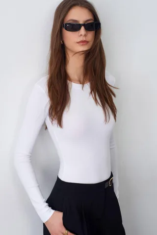 Formschlüssiger Kurzarm-Jersey-Body