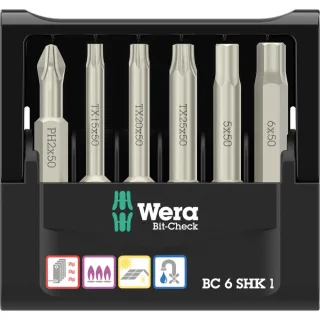Wera Bit-Check 6 SHK 1 SB - 05073631001