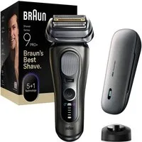 Braun Elektrorasierer Series 9 9625s, integrierter Präzisionstrimmer, Pro-SensoAdapt, 5+1 ultradünne Präzisionsklingen, Ladeetui