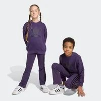 adidas Originals Trainingsanzug LOOSE CREW FLARED KIDS LEGGINGS SET (2-tlg)
