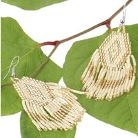 Guru-Shop Paar Ohrhänger Indigener Schmuck, Boho Ohrringe, Ethno..