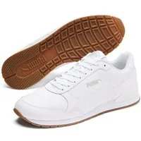 PUMA ST RUNNER V2 FULL L Sneaker mit Schnürverschluss, mit SOFTFOAM+ Dämpfungstechnologie, aus Leder