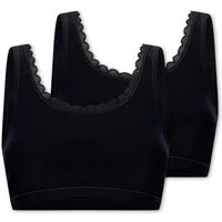 uncover by SCHIESSER Bustier Cotton Lace (2-tlg) BH, Bustier Top, Bustier‑BH