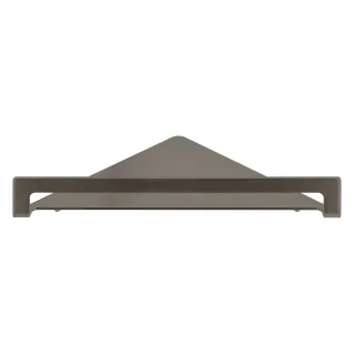 Herzbach design ix pvd eckablage 216 black, Black Steel, 21.821000.1.40 21.821000.1.40
