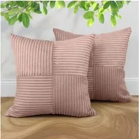 Amilian Kissenbezüge 2er Set Kissenhüllen - Sofakissenbezug & Couchkissenbezug, (2 Stück), 40x40 cm, Kissenhülle für Kissen, Dekokissen, Zierkissen, Sofakissen