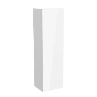 VitrA New Metropole Pure Halbhochschrank mit 1 Türe Türanschlag rechts 35 x 30 Weiß Hochglanz,67343 67343