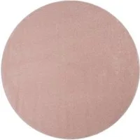 Paco Home Teppich Porto 890, rund, Höhe: 13 mm, Kurzflor, Uni-Farben, ideal im Wohnzimmer & Schlafzimmer
