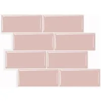 Minicloss Küchenrückwand selbstklebend Spritzschutz Küche 3d Wandpaneele 29.36 x 21.3cm, (10-tlg), Fliesenaufkleber