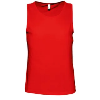 SOLS Herren Justin ärmelloses Tank / Vest Top (Rot)