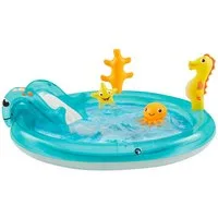 Happy People Planschbecken Kinderpool Ocean (150x18cm), mit Sprühfunktion